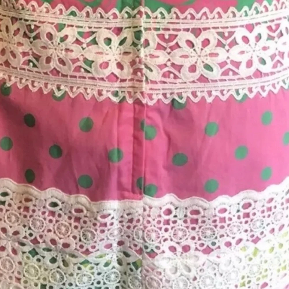 Lilly Pulitzer Vintage Patch Of Paradise Strapless Dress‎ 2 - Picture 11 of 15